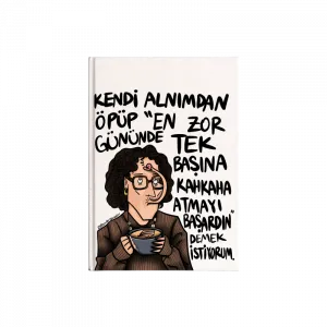 Kendi Alnımdan Öpüp-5 Kanvas Defter Ürün Görseli