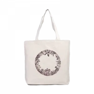 Fungi and Moss Wreath Kanvas Çanta Ürün Görseli