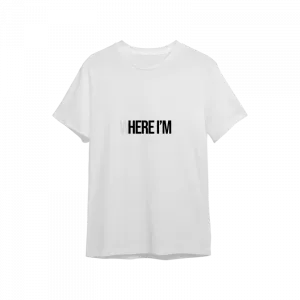 where i'm Oversize Tshirt  Ürün Görseli