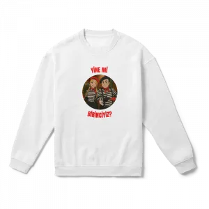 Yine mi birinciyiz Oversize Sweatshirt Ürün Görseli