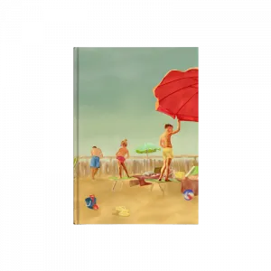 Bir Yaz Günü Kanvas Defter Ürün Görseli