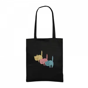 Kediler Gabardin Çanta Ürün Görseli