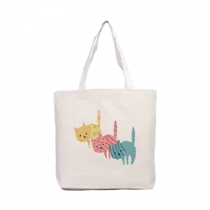 Kediler Kanvas Çanta Ürün Görseli