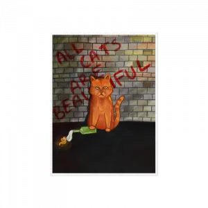 All Cats Are Beautiful Poster Ürün Görseli