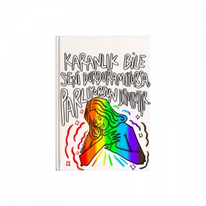 Parlıyorsun Kanvas Defter Ürün Görseli