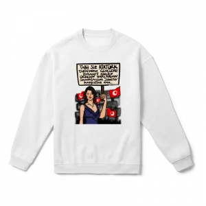 Bihter Oversize Sweatshirt Ürün Görseli