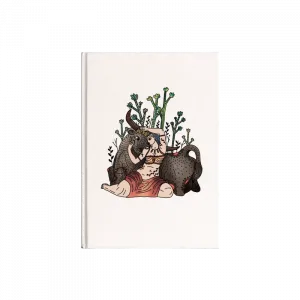 Boğa ve Kadın Kanvas Defter Ürün Görseli