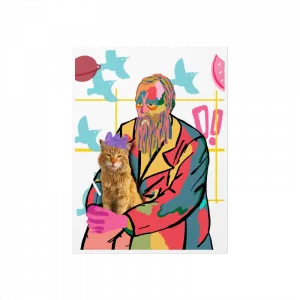 Dostocatsy - Dostoyevski ve Kedisi Poster Ürün Görseli