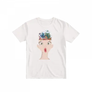 Kafam Çok Dolu Basic Tshirt Ürün Görseli