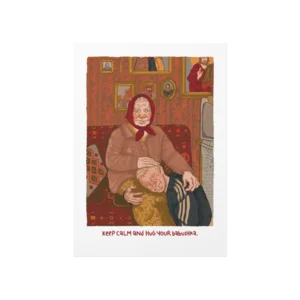 KEEP CALM AND HUG YOUR BABUSHKA Poster Ürün Görseli