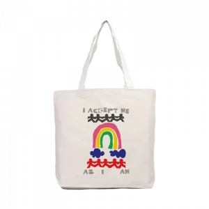 I Accept Me  Kanvas Çanta Ürün Görseli