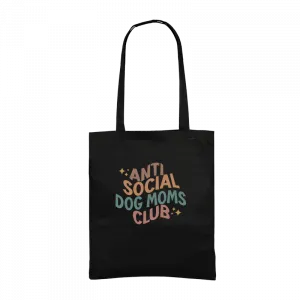 Anti Social Dog Moms Club Gabardin Çanta Ürün Görseli