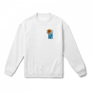 flower, plant, girl Oversize Sweatshirt Ürün Görseli