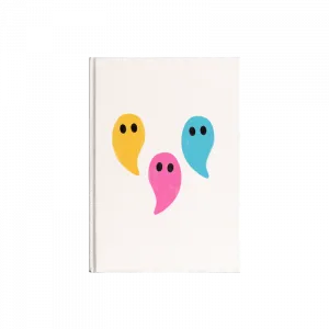 Sevimli Hayaletler Renkli Kanvas Defter Ürün Görseli