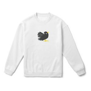 gray bird Oversize Sweatshirt Ürün Görseli