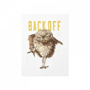 Back off Poster Ürün Görseli