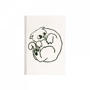 Kedi Kutu Kanvas Defter Ürün Görseli