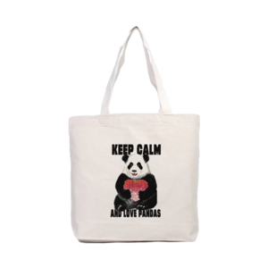 Love pandas Kanvas Çanta Ürün Görseli