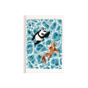 Yüzen ayı Kanvas Defter Ürün Görseli