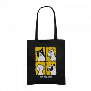 Don't Shop, Adopt! Gabardin Çanta Ürün Görseli