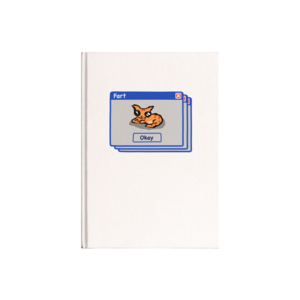 fart.exe Kanvas Defter Ürün Görseli