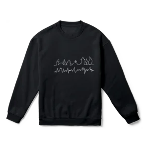 heartbeat of the city Oversize Sweatshirt Ürün Görseli