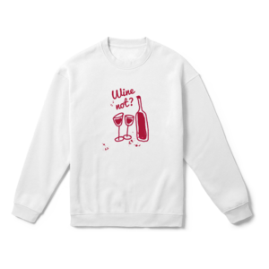 Wine not? Oversize Sweatshirt Ürün Görseli