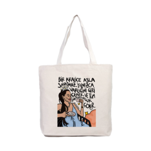 Esmer Kraliçe Kanvas Çanta Ürün Görseli