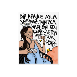 Esmer Kraliçe Poster Ürün Görseli