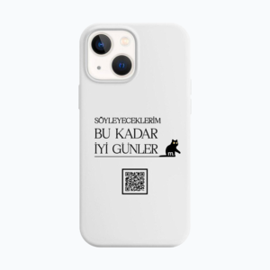 Siyah kedi iyi günler diler iPhone Kılıf Ürün Görseli