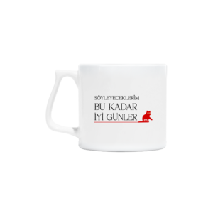 Kırmızı kedi İyi günler diler Artisan Kupa Ürün Görseli