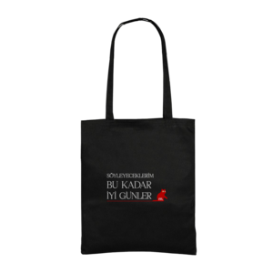 Kırmızı kedi İyi günler diler Gabardin Çanta Ürün Görseli