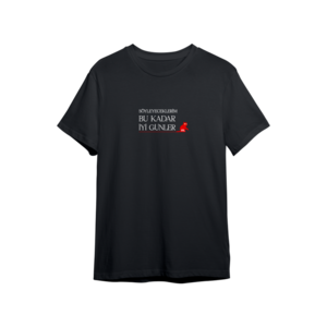 Kırmızı kedi İyi günler diler Oversize Tshirt  Ürün Görseli