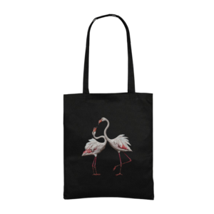 Flamingo çifti Gabardin Çanta Ürün Görseli