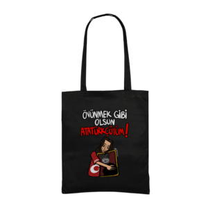 Atatürkçüyüm Gabardin Çanta Ürün Görseli