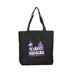 O Yakıcı Bakışlar Kanvas Çanta Ürün Görseli