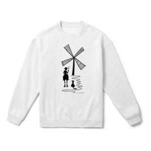 Değirmenlere karşı Oversize Sweatshirt Ürün Görseli