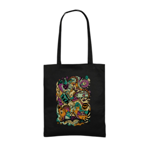 Kozmik Labirent (Cosmic Labyrinth) Gabardin Çanta Ürün Görseli