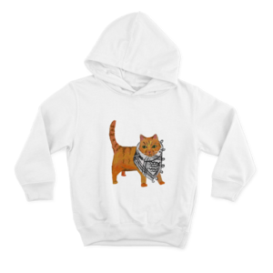 Puşili Kedi Hoodie Ürün Görseli