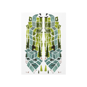 Geometrik Yaban Poster Ürün Görseli