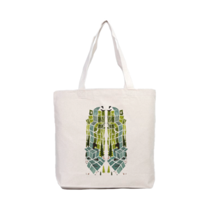 Geometrik Yaban Kanvas Çanta Ürün Görseli