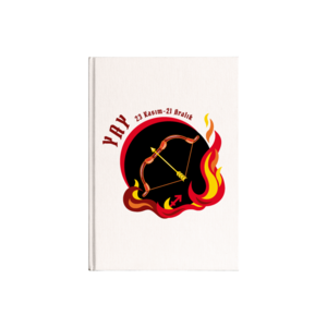 Yay burcu Kanvas Defter Ürün Görseli
