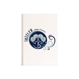 ikizler burcu Kanvas Defter Ürün Görseli