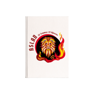 ASLAN BURCU Kanvas Defter Ürün Görseli