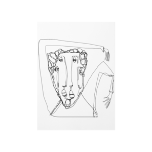 look me in the eye / one line Poster Ürün Görseli