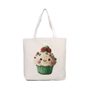 Cupcake Kanvas Çanta Ürün Görseli