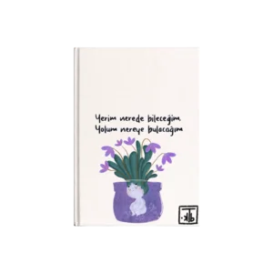Yerim nereye bileceğim  Kanvas Defter Ürün Görseli