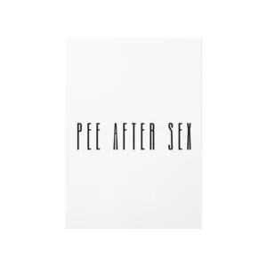 Pee After Sex Poster Ürün Görseli