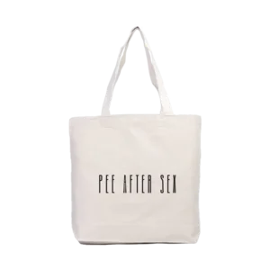 Pee After Sex Kanvas Çanta Ürün Görseli