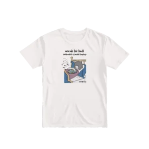 ancak bir kedi doldurabilir içimdeki boşluğu Basic Tshirt Ürün Görseli